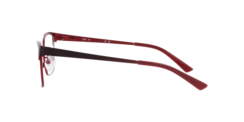 Anteojos Ópticos Dbyd DB1007 Dbkf01 Matt Purple On Matt Red Morado
