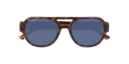 Anteojos De Sol Unofficial UO6206 Matt Havana Dark Blue Azul/Havana