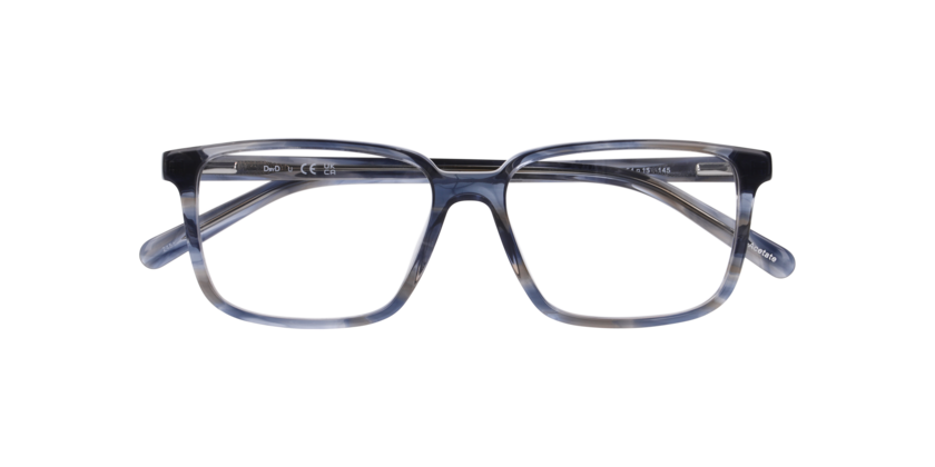 Anteojos Ópticos Dbyd DB2145 Translucent Blue Stripes Azul