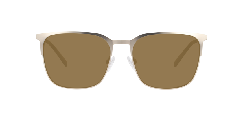 Anteojos De Sol Seen NE5040 Satin Light Gold Brown Café/Dorado