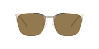 Anteojos De Sol Seen NE5040 Satin Light Gold Brown Café/Dorado