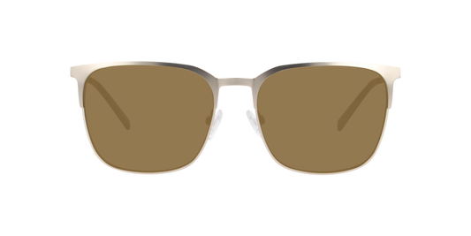 Anteojos De Sol Seen NE5040 Satin Light Gold Brown Café/Dorado