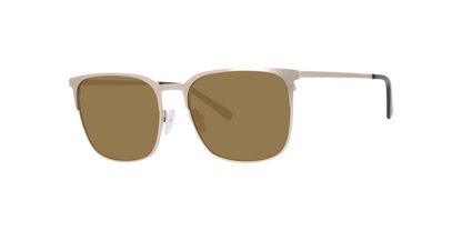 Anteojos De Sol Seen NE5040 Satin Light Gold Brown Café/Dorado