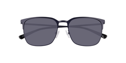 Anteojos De Sol Seen NE5040 Satin Navy Blue Dark Grey Gris/Negro