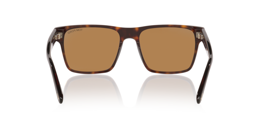 Anteojos De Sol Tom Ford TR001981 Calder Tortoise Black Brown Café/Negro