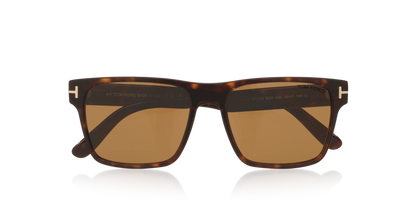 Anteojos De Sol Tom Ford TR001981 Calder Tortoise Black Brown Café/Negro