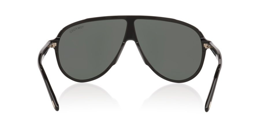 Anteojos De Sol Tom Ford TR001986 Vladimir Black Shiny Green Verde/Negro