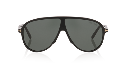 Anteojos De Sol Tom Ford TR001986 Vladimir Black Shiny Green Verde/Negro