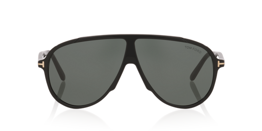 Anteojos De Sol Tom Ford TR001986 Vladimir Black Shiny Green Verde/Negro