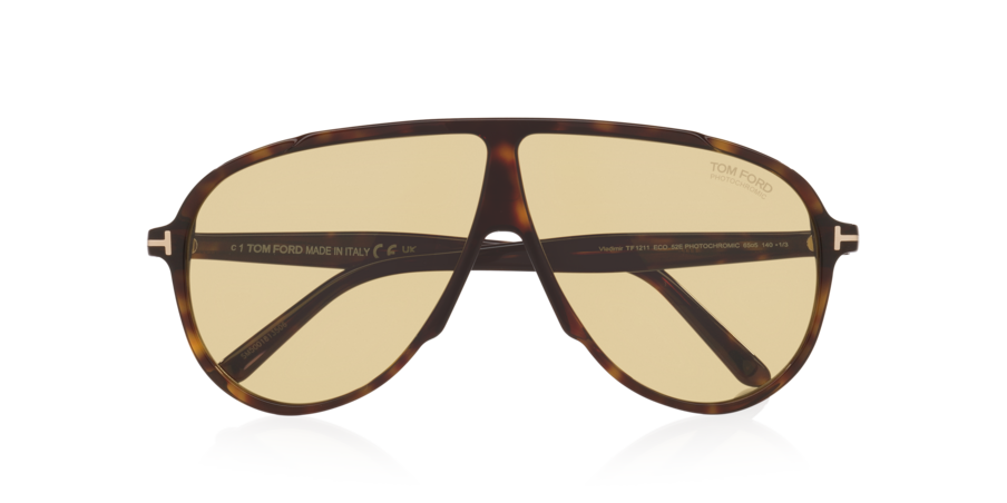 Anteojos De Sol Tom Ford TR001986 Vladimir Tortoise Black Brown Café/Negro