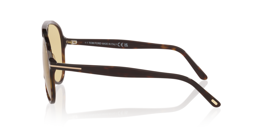 Anteojos De Sol Tom Ford TR001986 Vladimir Tortoise Black Brown Café/Negro