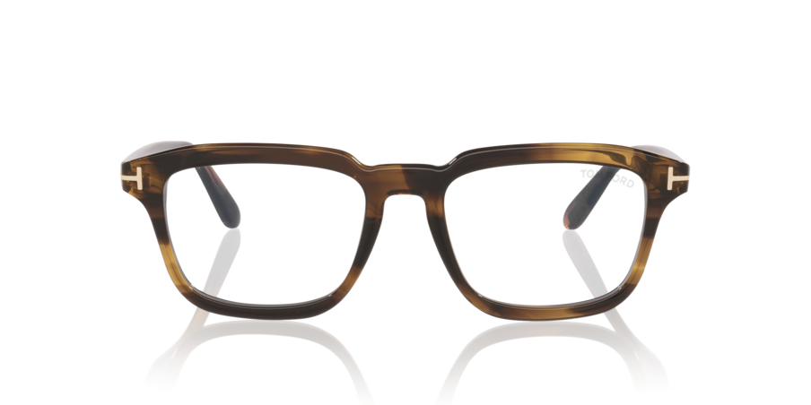 Anteojos Ópticos Tom Ford TR002026 Ft6032-B Tortoise Blonde Café