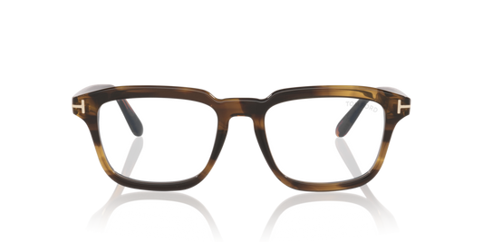 Anteojos Ópticos Tom Ford TR002026 Ft6032-B Tortoise Blonde Café