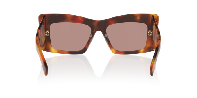 Anteojos De Sol Gucci GC002386 Gg1842S Tortoise Blonde Purple Violeta/Café