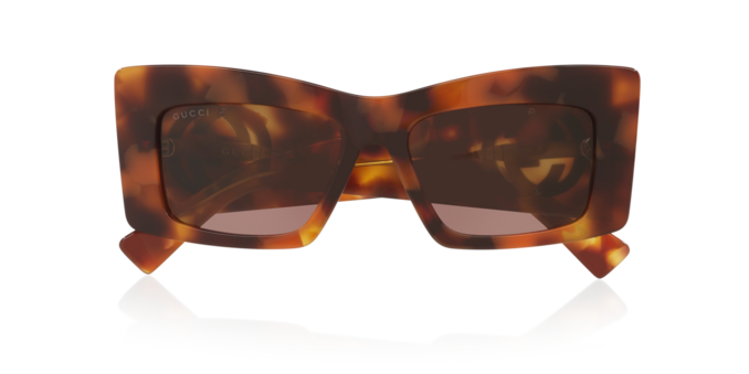 Anteojos De Sol Gucci GC002386 Gg1842S Tortoise Blonde Purple Violeta/Café