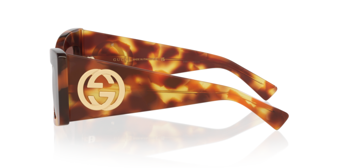 Anteojos De Sol Gucci GC002386 Gg1842S Tortoise Blonde Purple Violeta/Café
