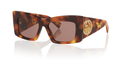 Anteojos De Sol Gucci GC002386 Gg1842S Tortoise Blonde Purple Violeta/Café